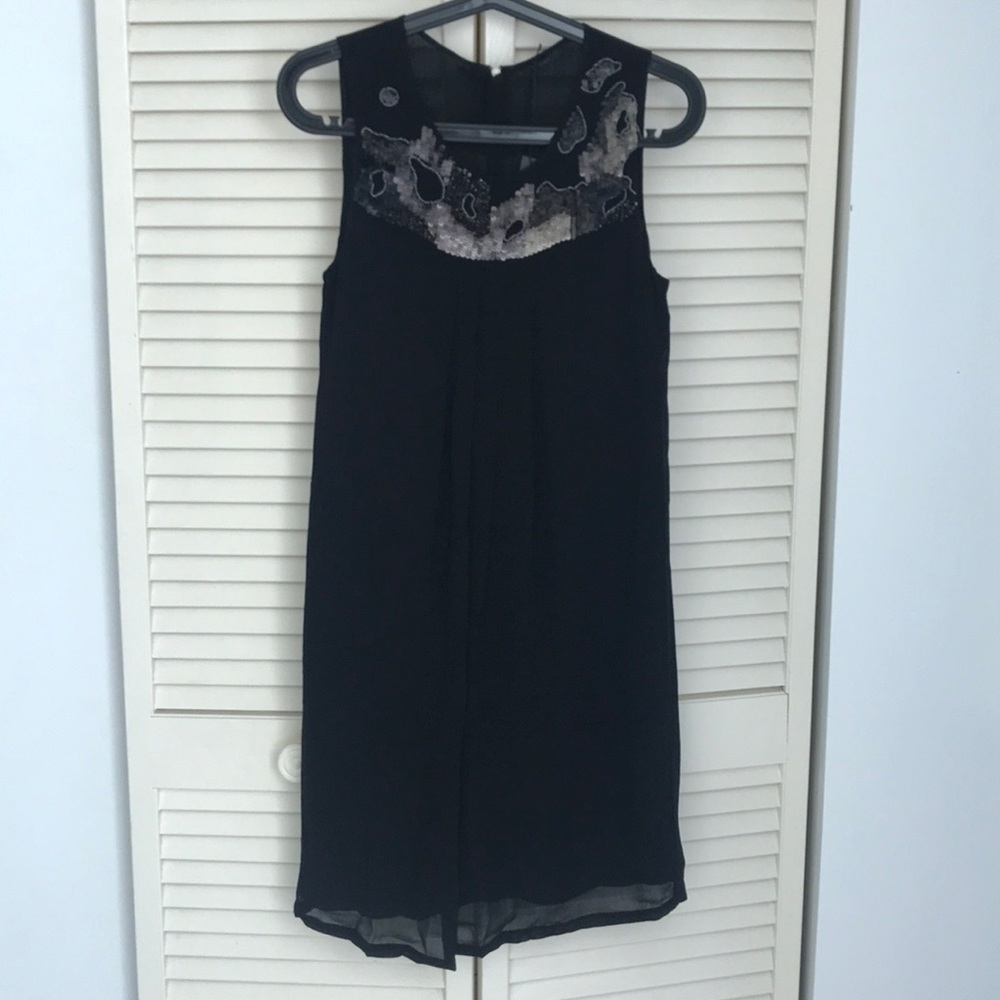 IKKS authentic black dress with sequins details